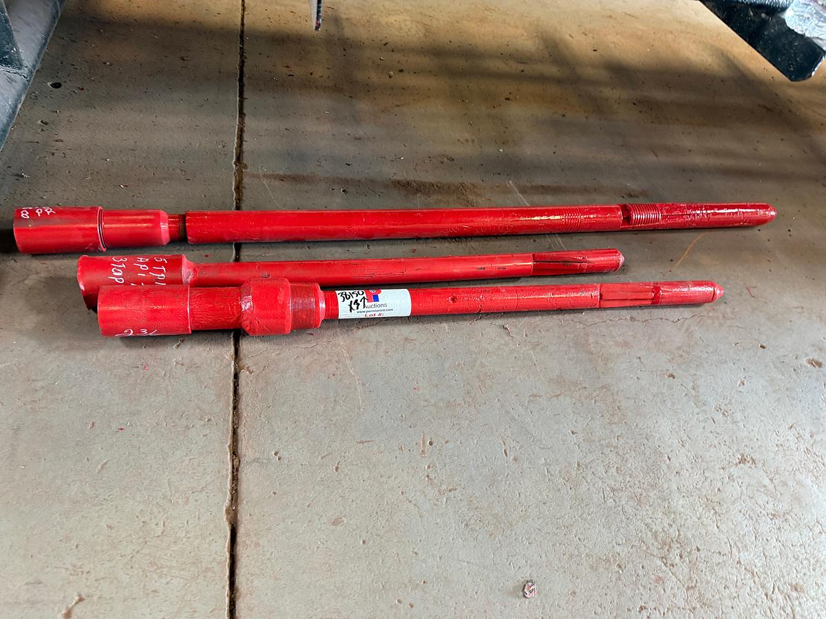 Used (3 x $) 3-1/4”OD X 1-5/8” X 2-3/8” 8RD SPEAR