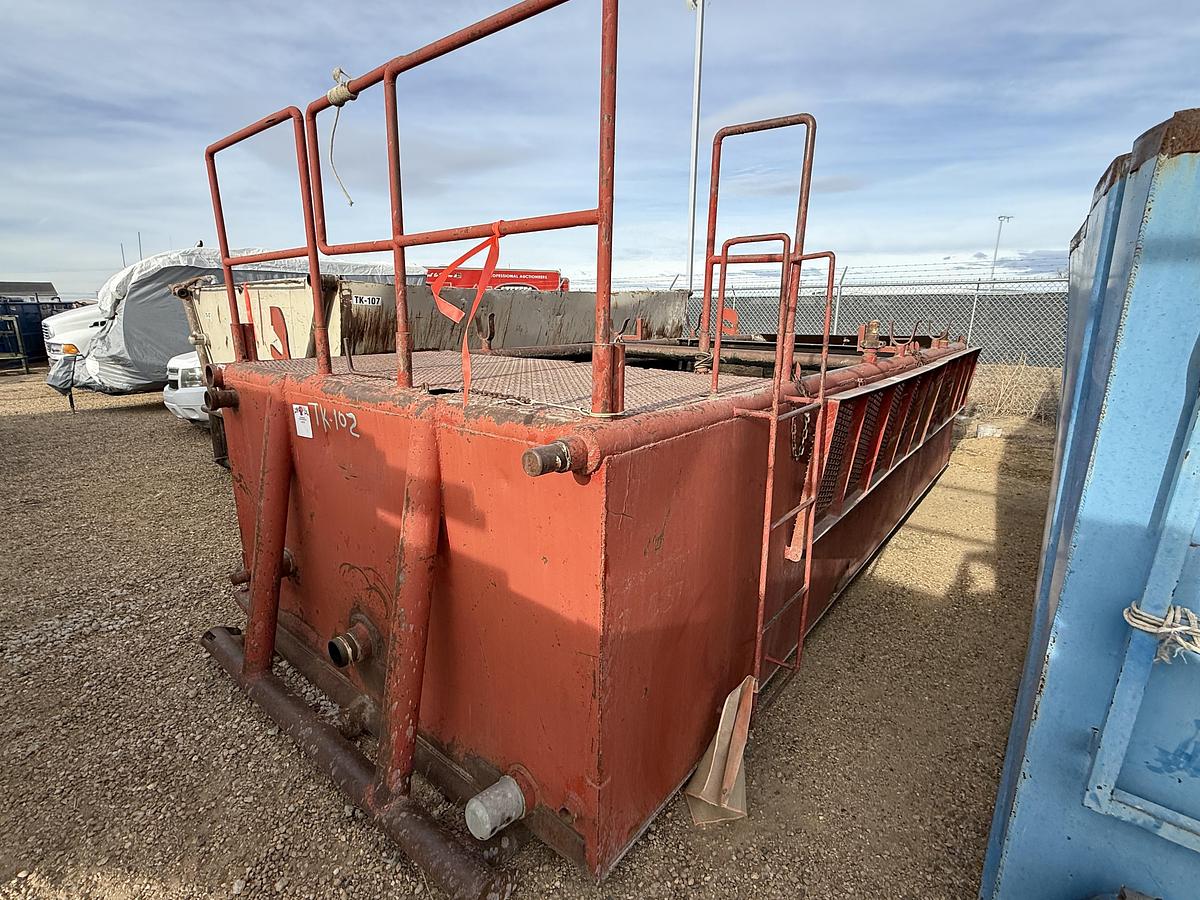 Used 20’L X 95”W X 4'H 2-COMP. REVERSE PIT