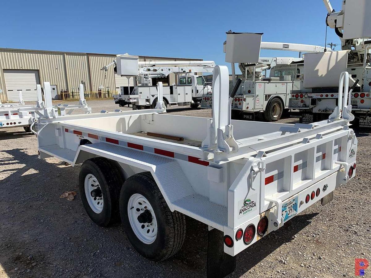 Used 2017 BROOKS BROTHERS TRAILERS 21’ T/A PINTLE HITCH POLE TRAILER