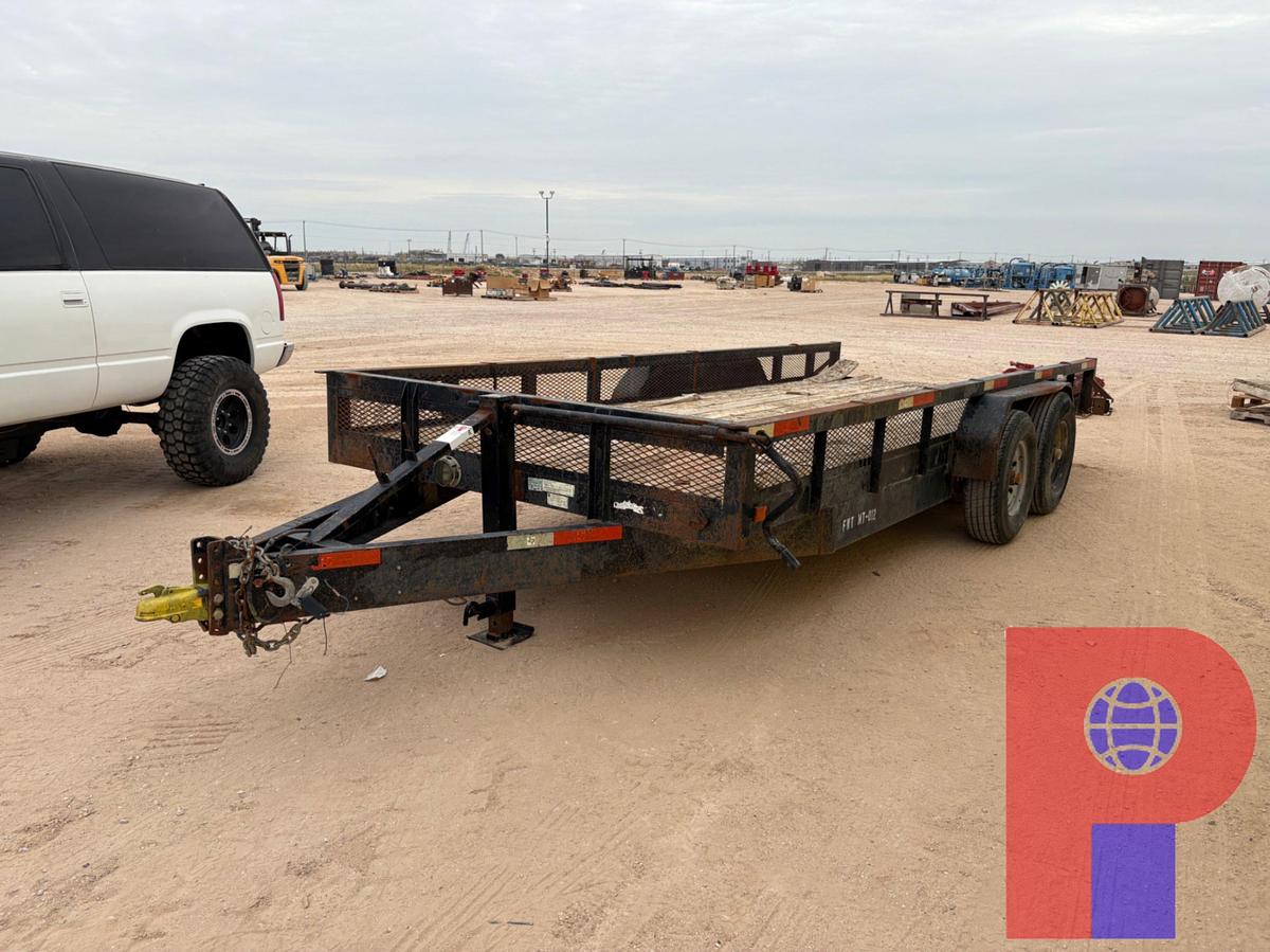 Used 2012 TEXAS PRIDE  18’ X 7’ T/A BUMPER PULL UTILITY TRAILER