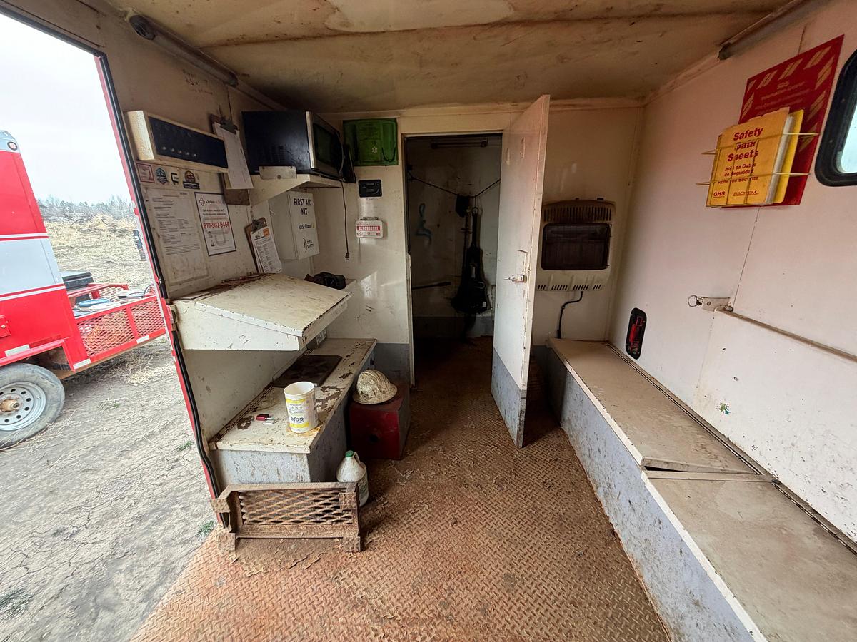 Used 2019 CHAOS METAL WORX 24' GN DOG HOUSE / TOOL TRAILER