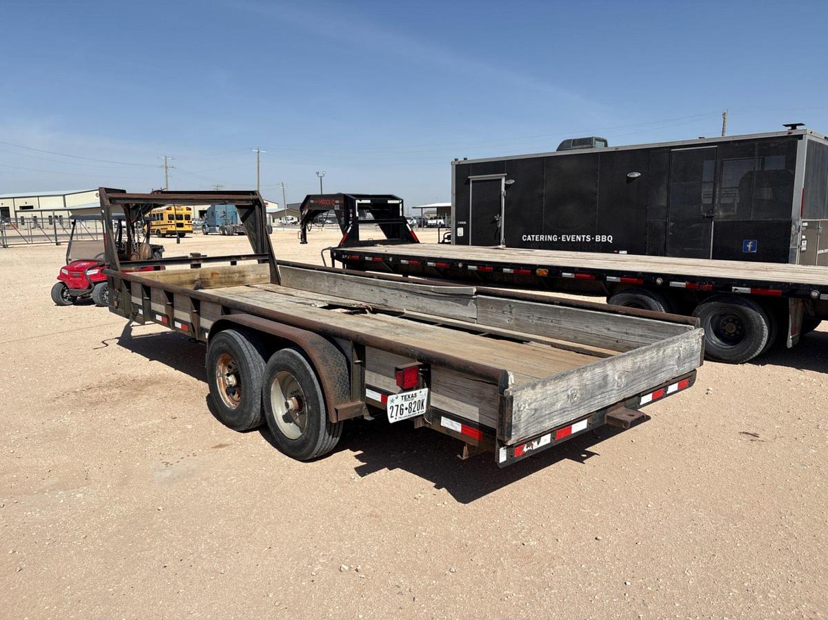 Used 2013 CENTEX TRAILERS 20’ X 6.5’ T/A GOOSENECK TRAILER