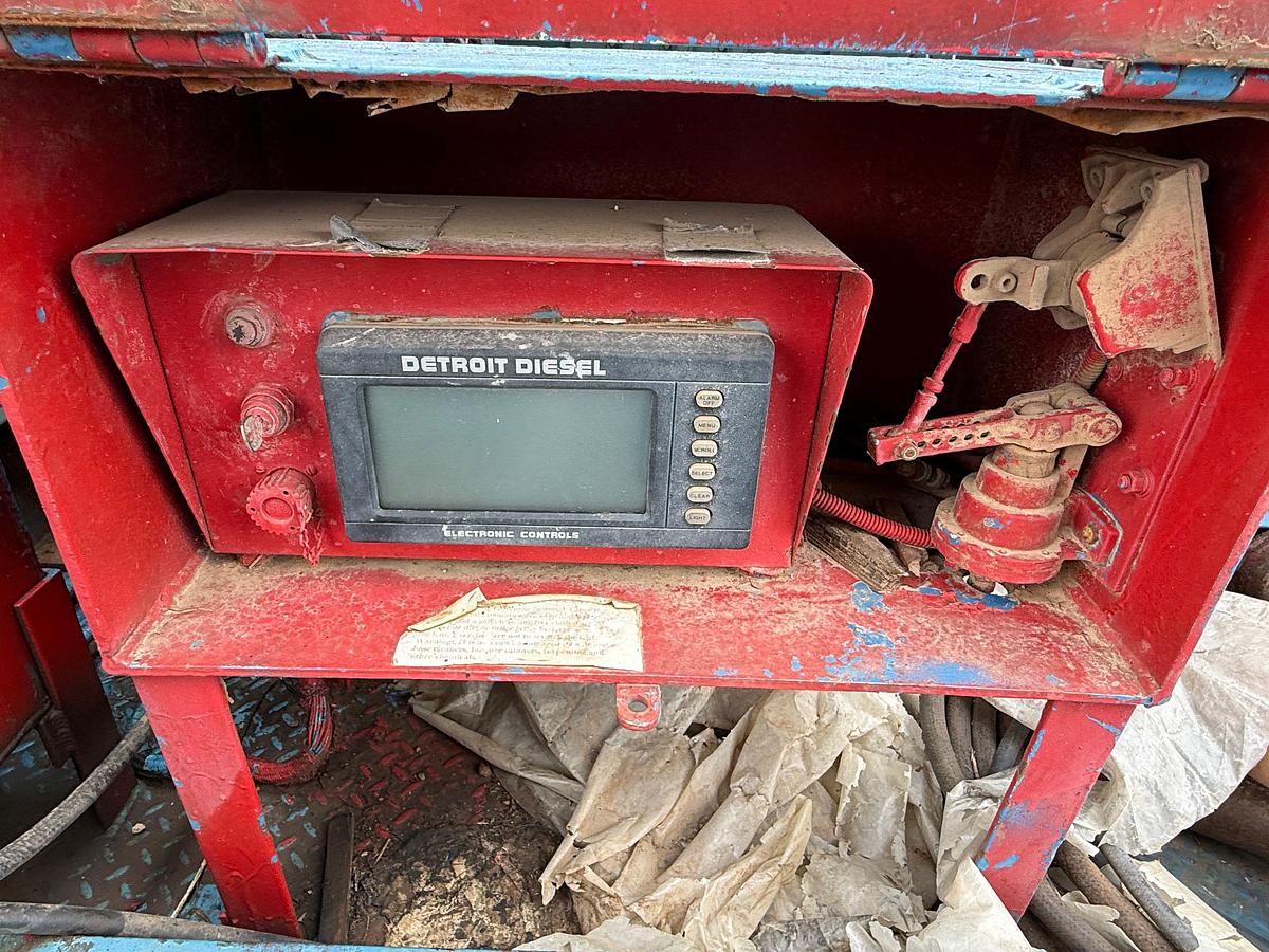 Used GARDNER DENVER PZ7 TRIPLEX MUD PUMP P/B MTU 12V2000TTA, SKIDDED