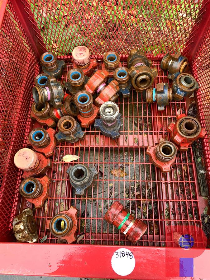 Used BIN OF (26) 2” FIG 1502 15K WP ADAPTERS