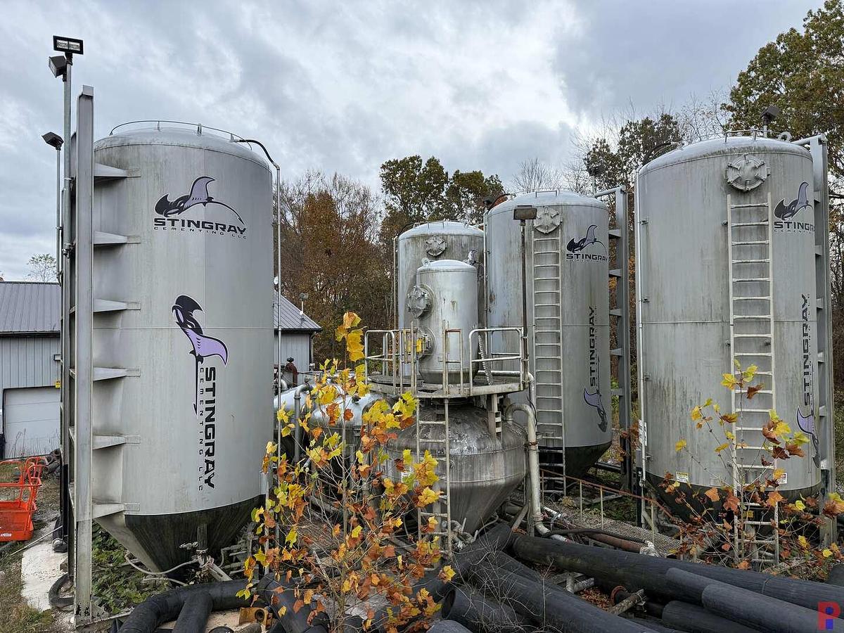 Used 2012 WILCO 5-SILO PORTABLE CEMENT BULK PLANT PACKAGE