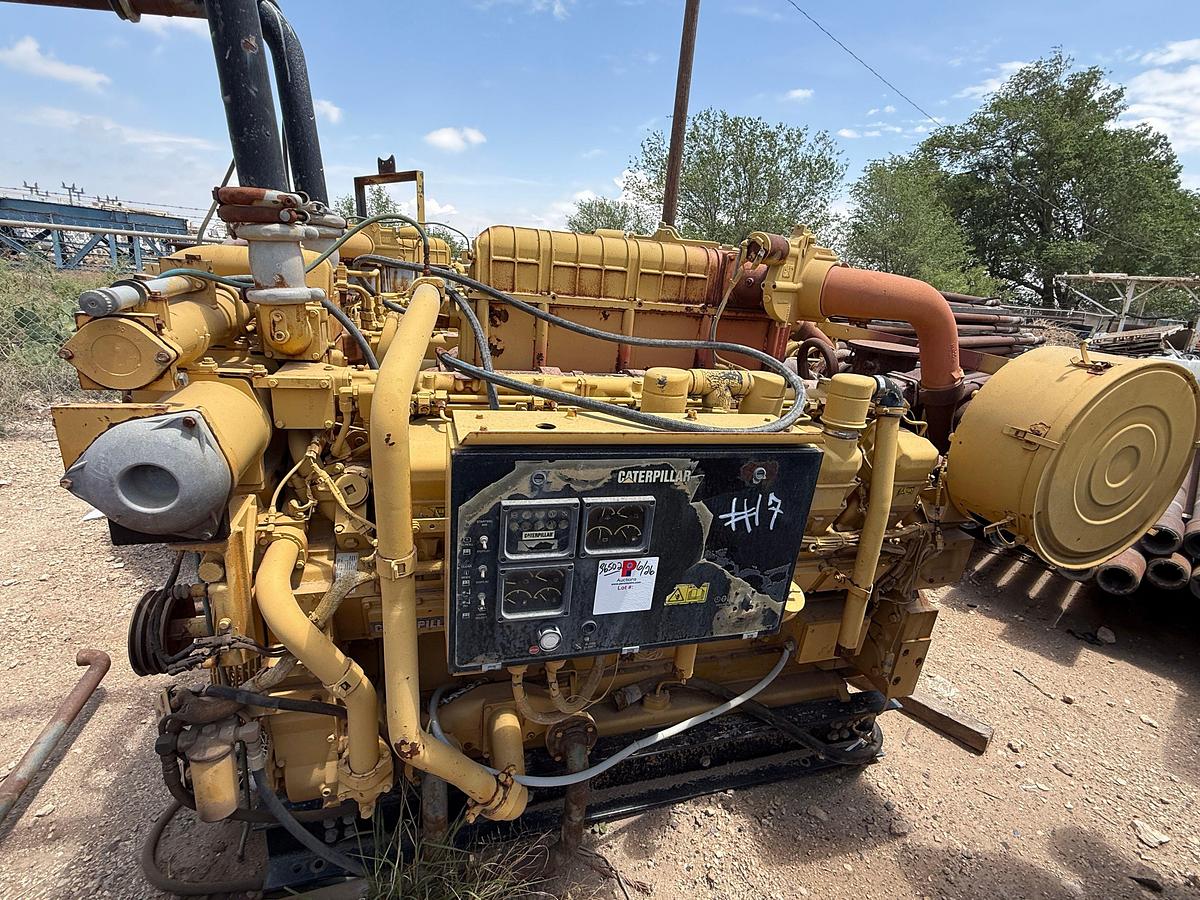 Used CATERPILLAR 3512 DRILLING MUD PUMP DIESEL ENGINE