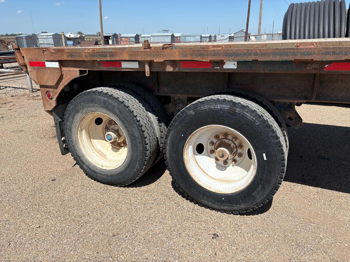Used 1982 SHOPBUILT 40’ X 8’ T/A FLATBED TRAILER