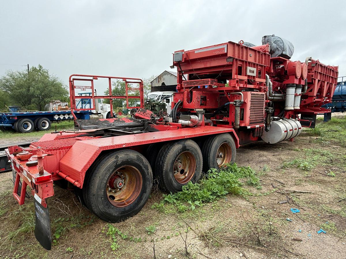 Used 2014 MTU 12V4000 2250-HP W/ ALLISON TRANS. (NO PUMP) MTD ON 3-AXLE FRAC PUMP TRAILER