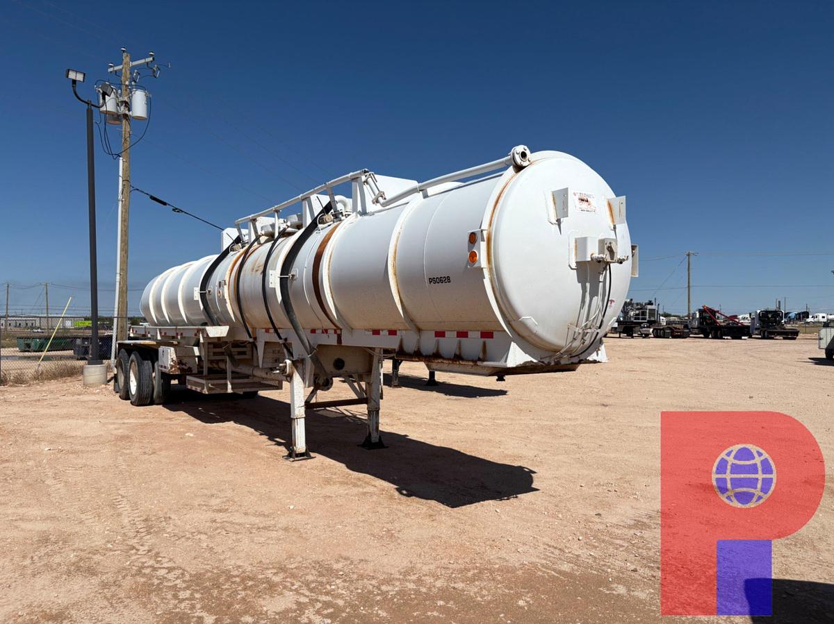 Used 2012 OVERLAND TANK 10,000GAL 3-COMPARTMENT T/A ACID TRANSPORT TRAILER