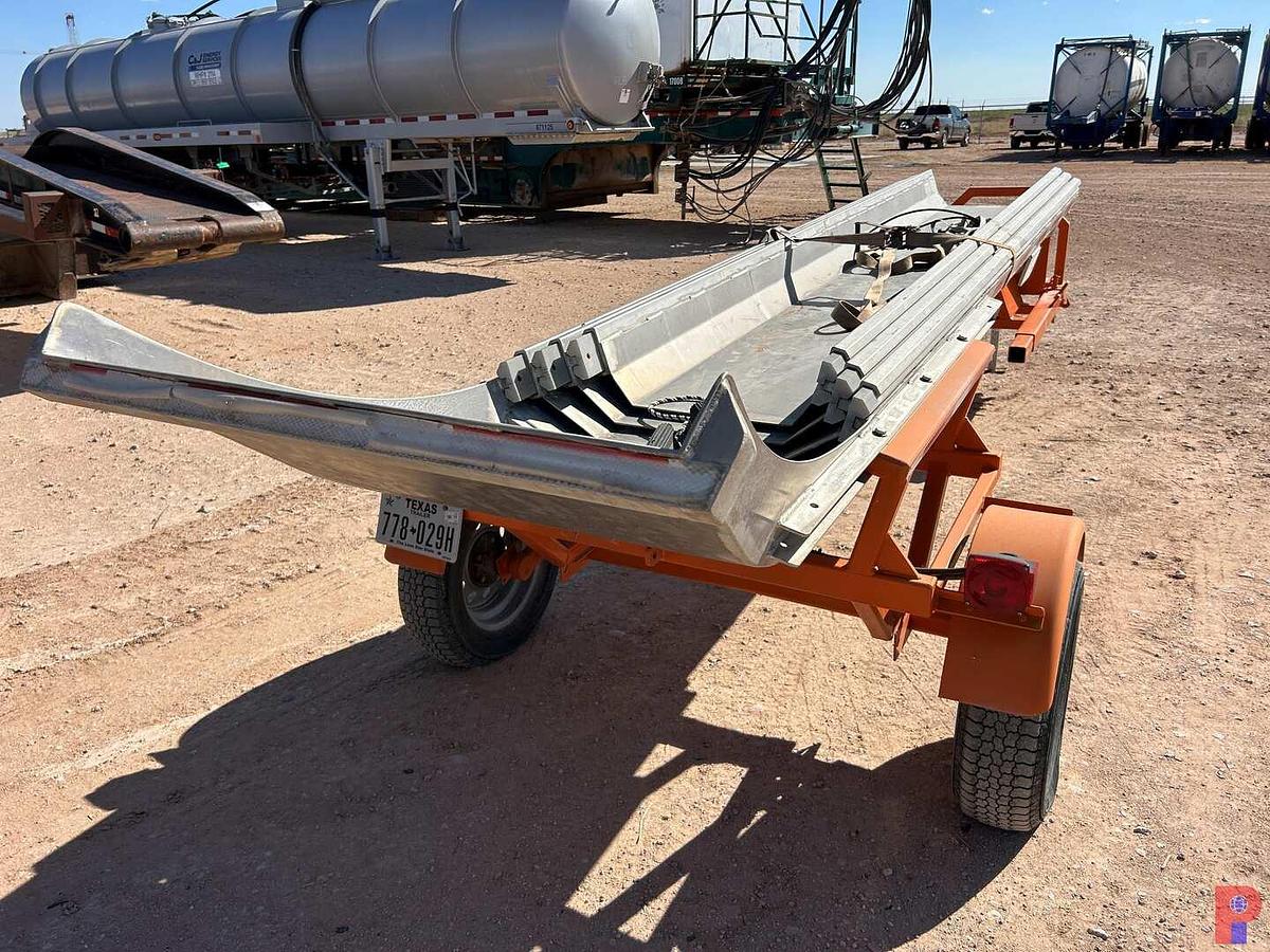Used 40’ EXTENDABLE ALUMINUM EMERGENCY SLIDE MTD ON S/A TRAILER