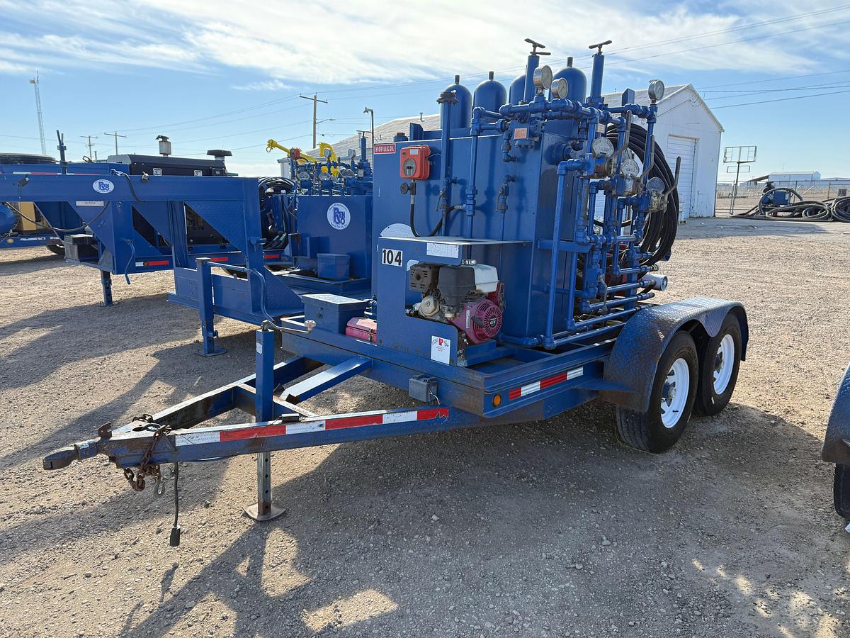 Used 7-1/16 TOWNSEND 5M 2-7/8 HYD BOP 3-STATION MTD ON 2013 UTIL T/A BP ACCUMULATOR CLOSING UNIT TRAILER