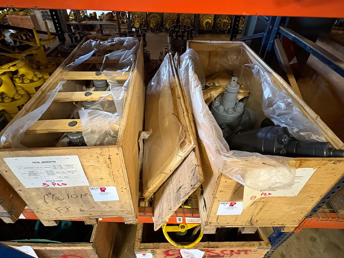 Used (9x$) unused 1-13/16” 10k gate valves