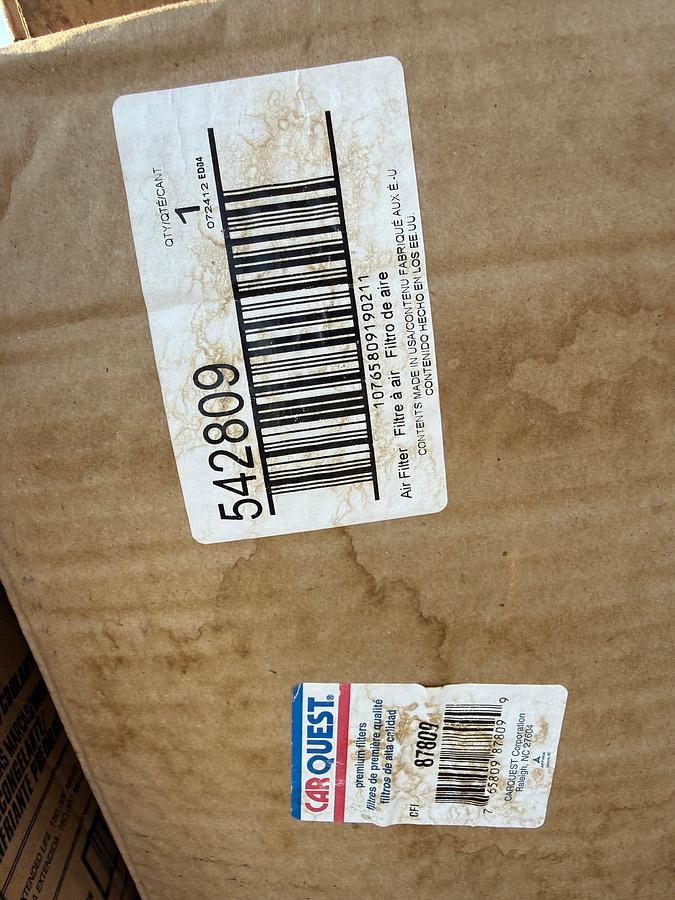 Used (2) PALLETS W/ CAT, CARQUEST, & DONALDSON FILTERS