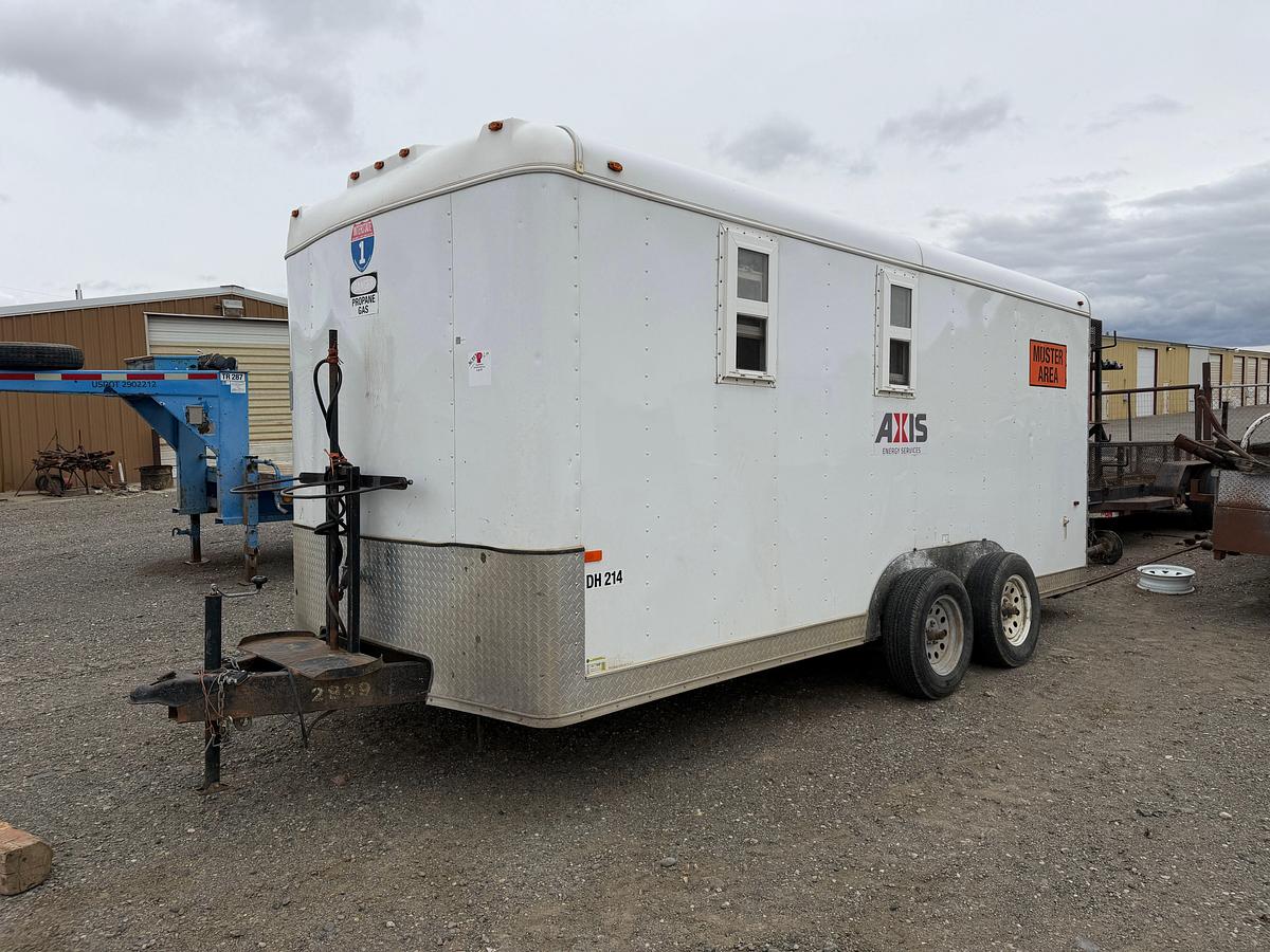 Used 2015 Interstate 16’ t/a BP Doghouse Trailer