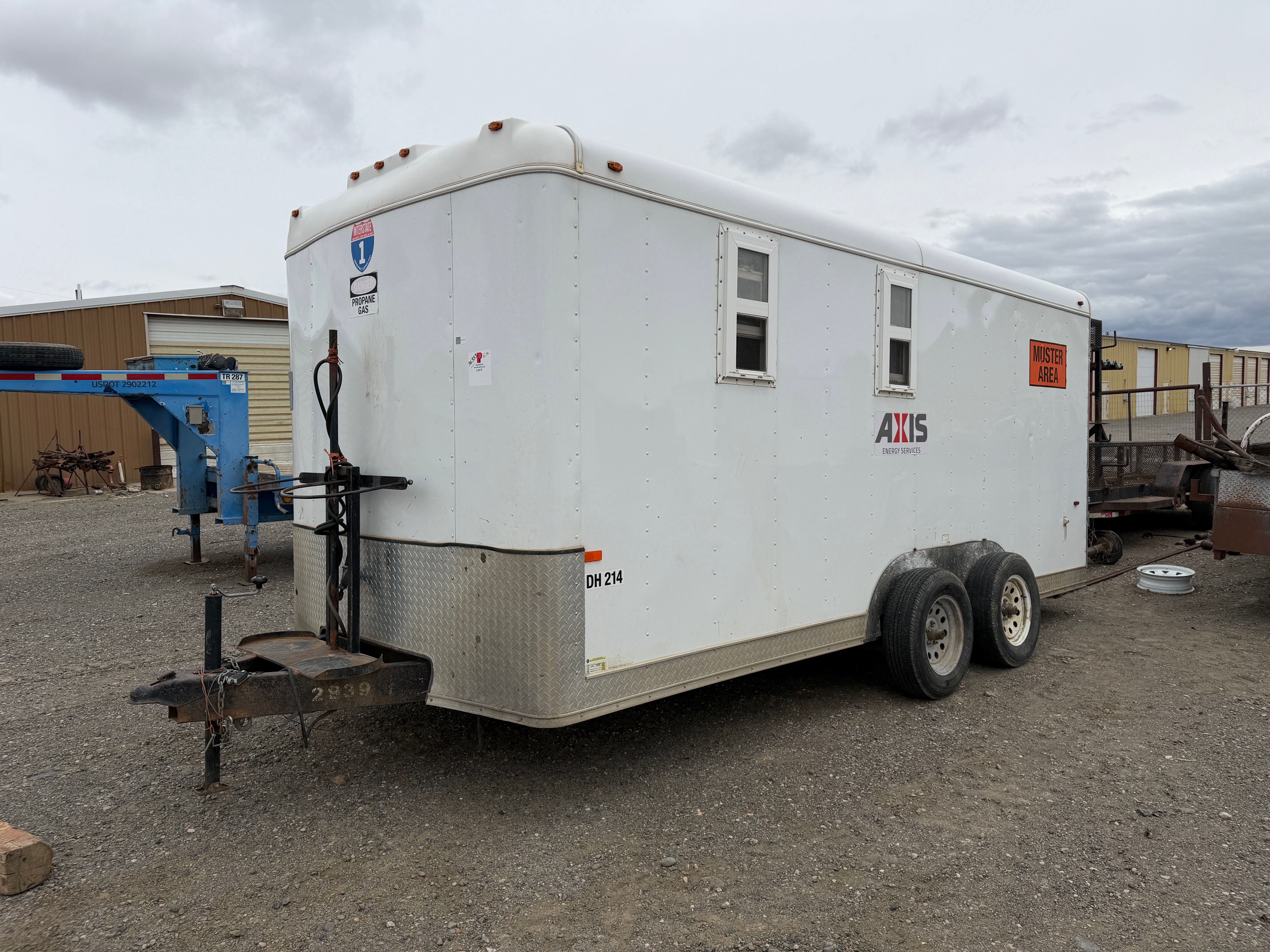 Used 2015 Interstate 16’ t/a BP Doghouse Trailer