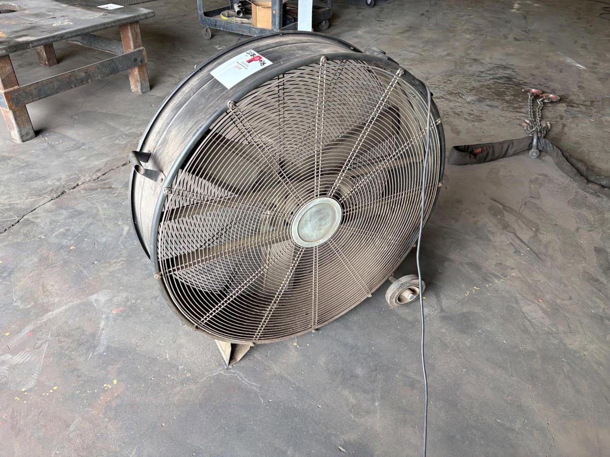 Used 36” portable shop fan