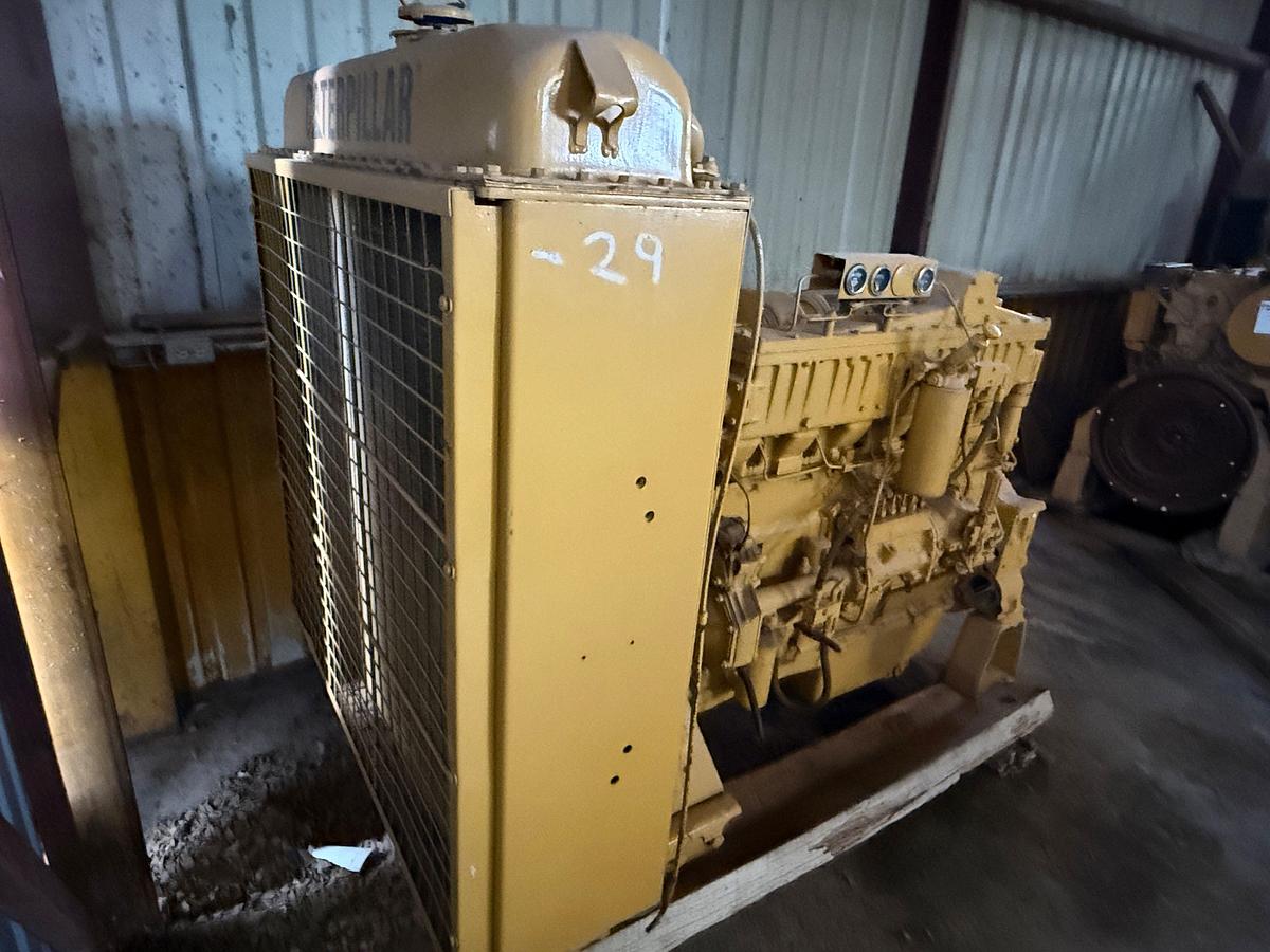 Used Caterpillar 3406TA DIESELENGINE W/ RADIATOR