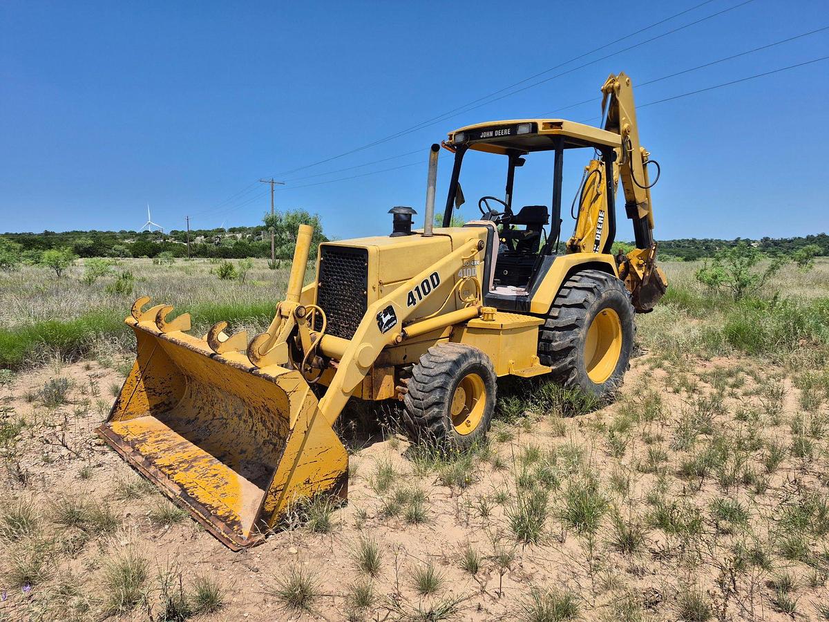Used John Deere 410D ExtendaHoe 4x4 Backhoe