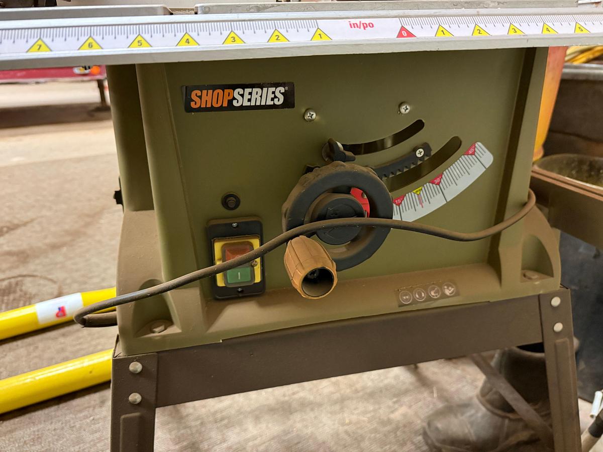 Used SHOP SERIES ELECTRIC TABLE SAW