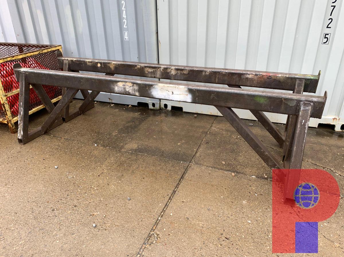 Used 10’ X 32” TRAINGLE PIPE RACKS