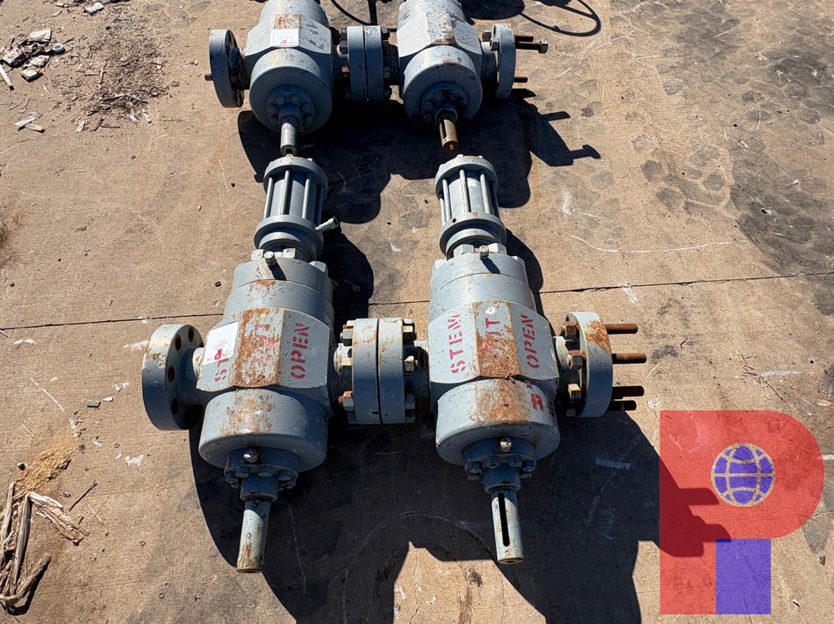 Used (4X$) (4) 4-1/16” 10K HYDRAULIC GATE VALVES