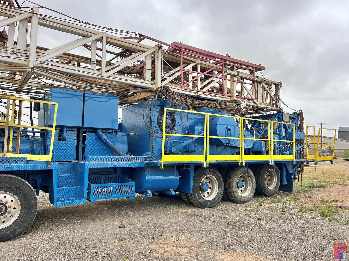 Used 2013 EAGLE 600 DD 104’-300K 5-AXLE WELL SERVICE WORKOVER RIG