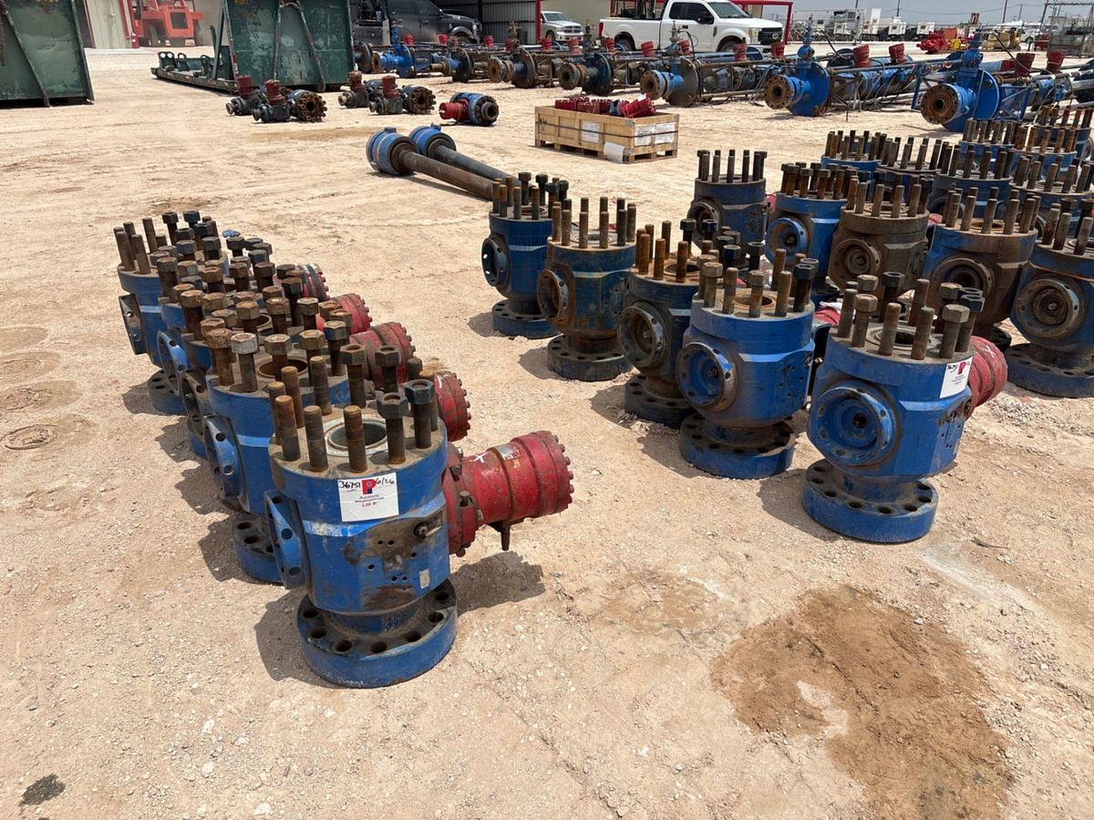 Used (10x$) 5” 15k hydraulic ball valves