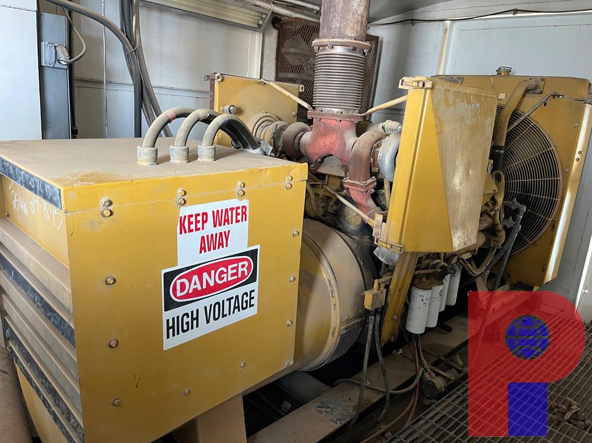 Used GENHOUSE W/ (2) 250 KW GENERATORS P/B CAT 3412 ENGINES