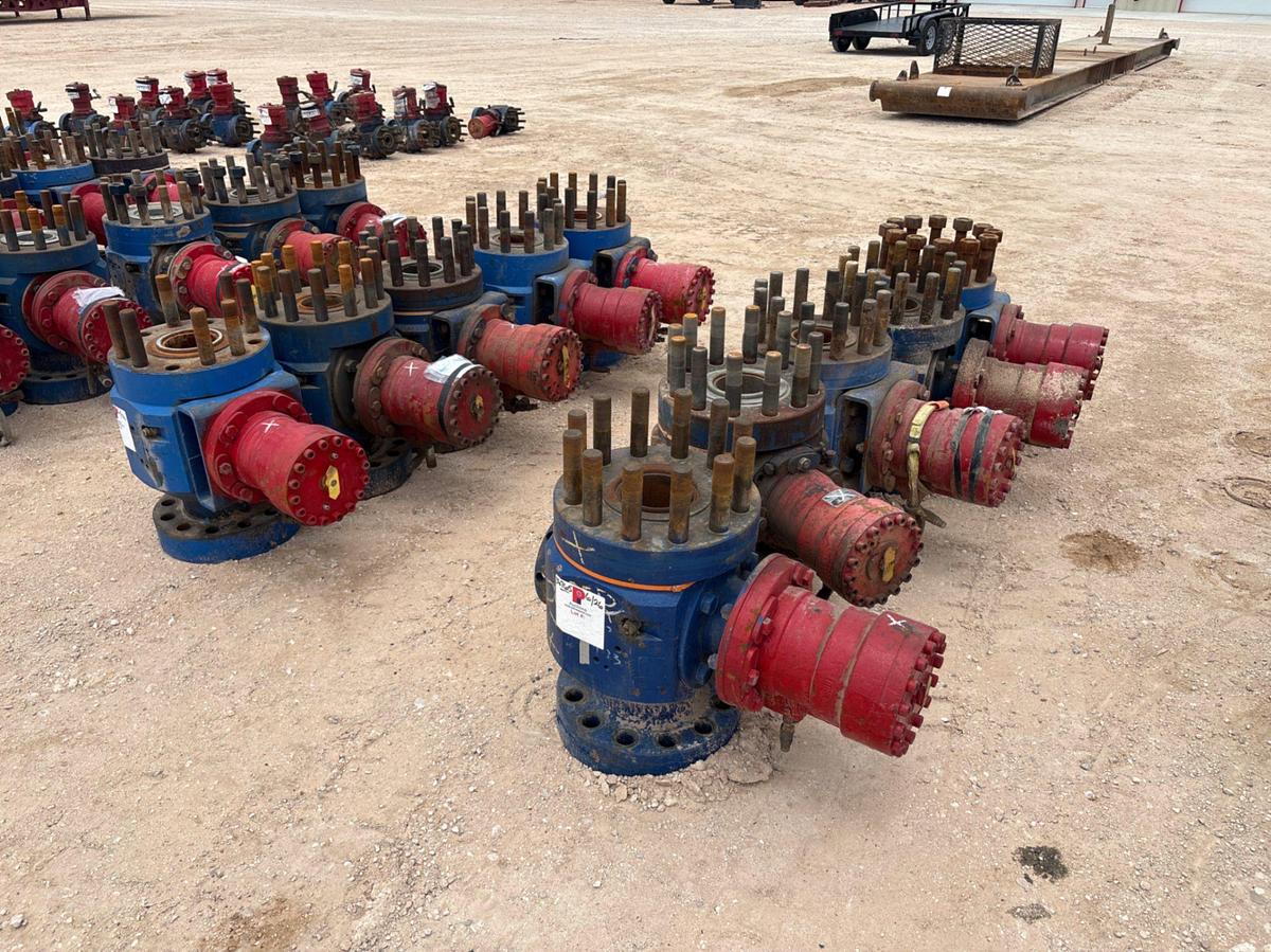 Used (10x$) 5” 15k hydraulic ball valves