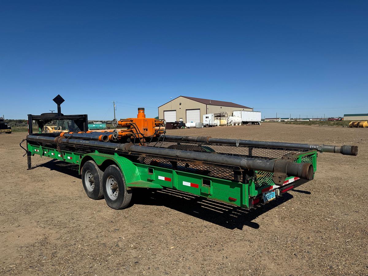 Used 2017 STEWART WIRELINE LUBRICATOR WITH BOP TRAILER