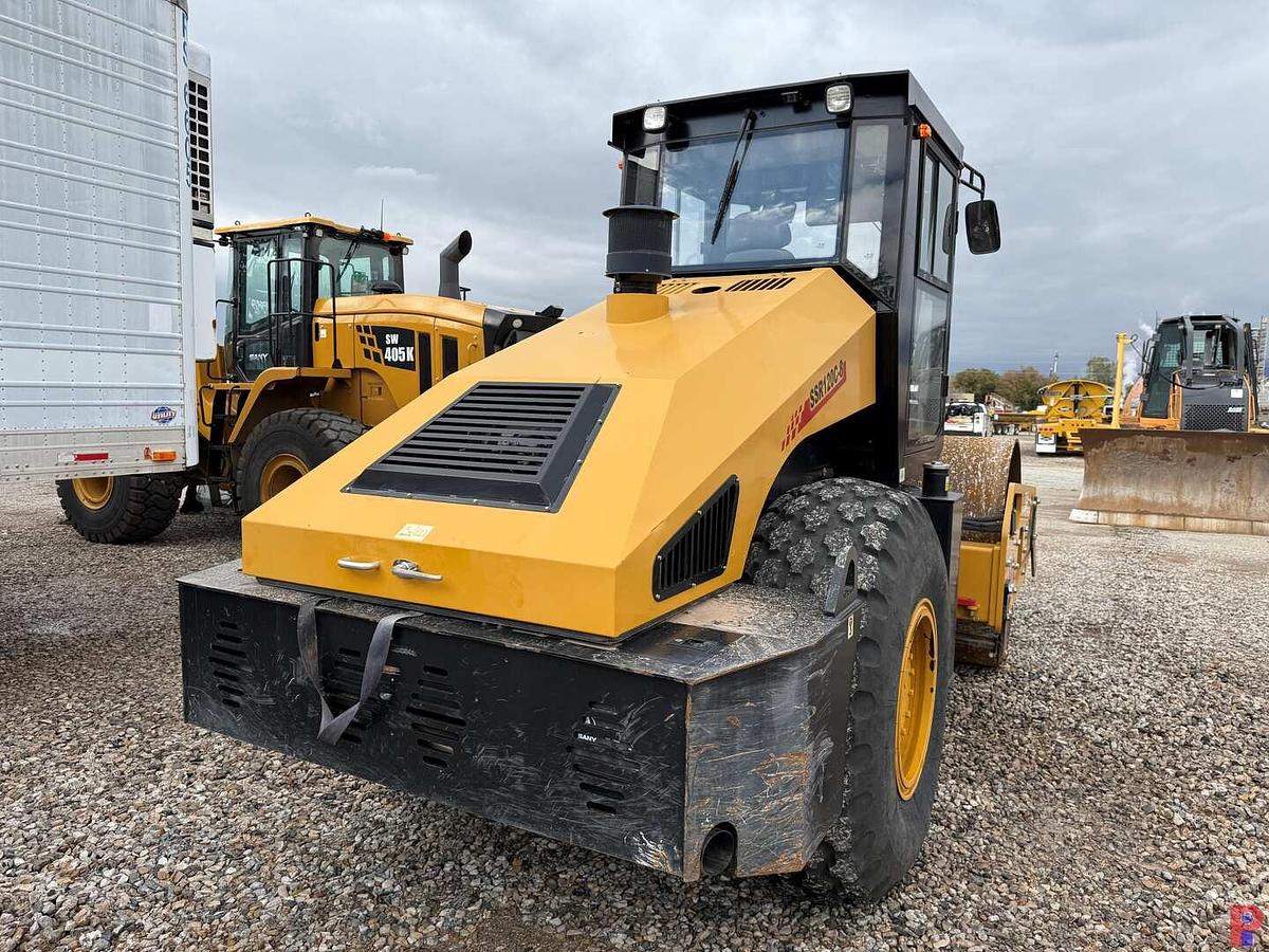 Used 2022 SANY SSR120C-8 VIBRATORY SMOOTH DRUM ROLLER COMPACTOR **5 YEAR 5000 HOUR WARRANTY FROM IN SERVICE DATE**