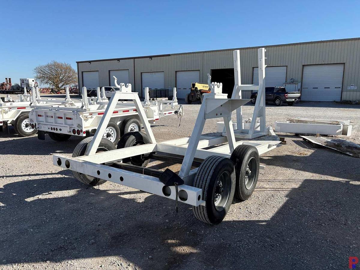 Used SHOPBUILT 16’ X 6’ T/A BUMPER PULL REEL TRAILER (UNFINSHED)