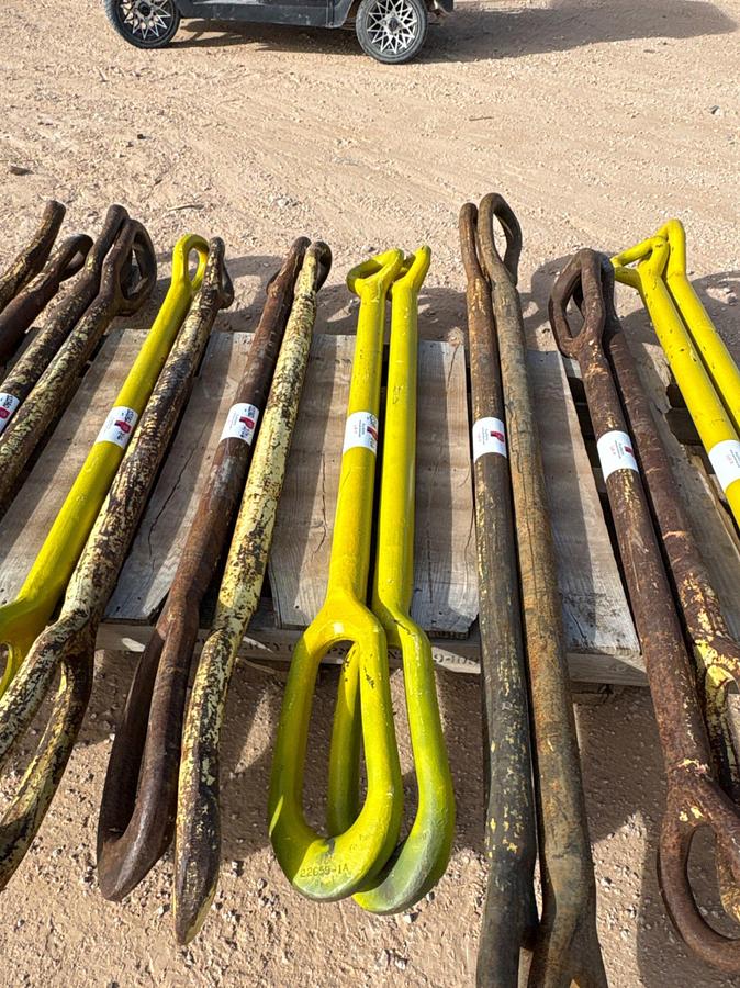 Used (2) 2” x 72” elevator links