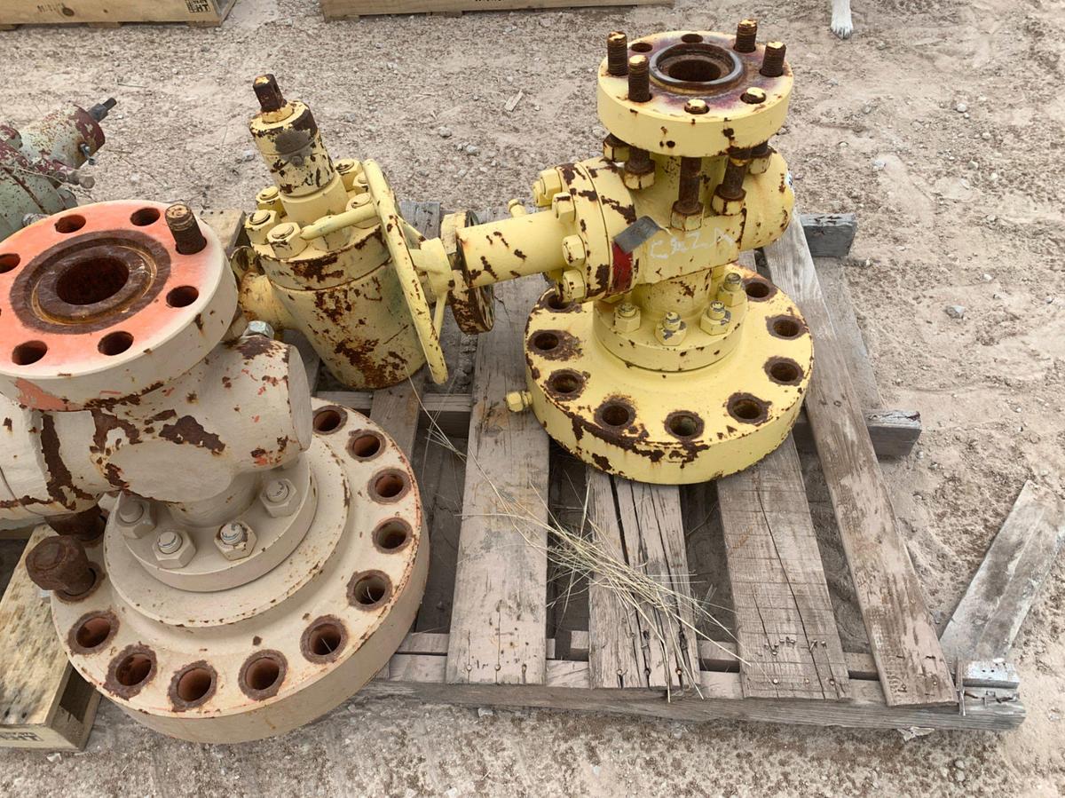 Used (3) Pallets of 2-9/16 5k Gate Valves