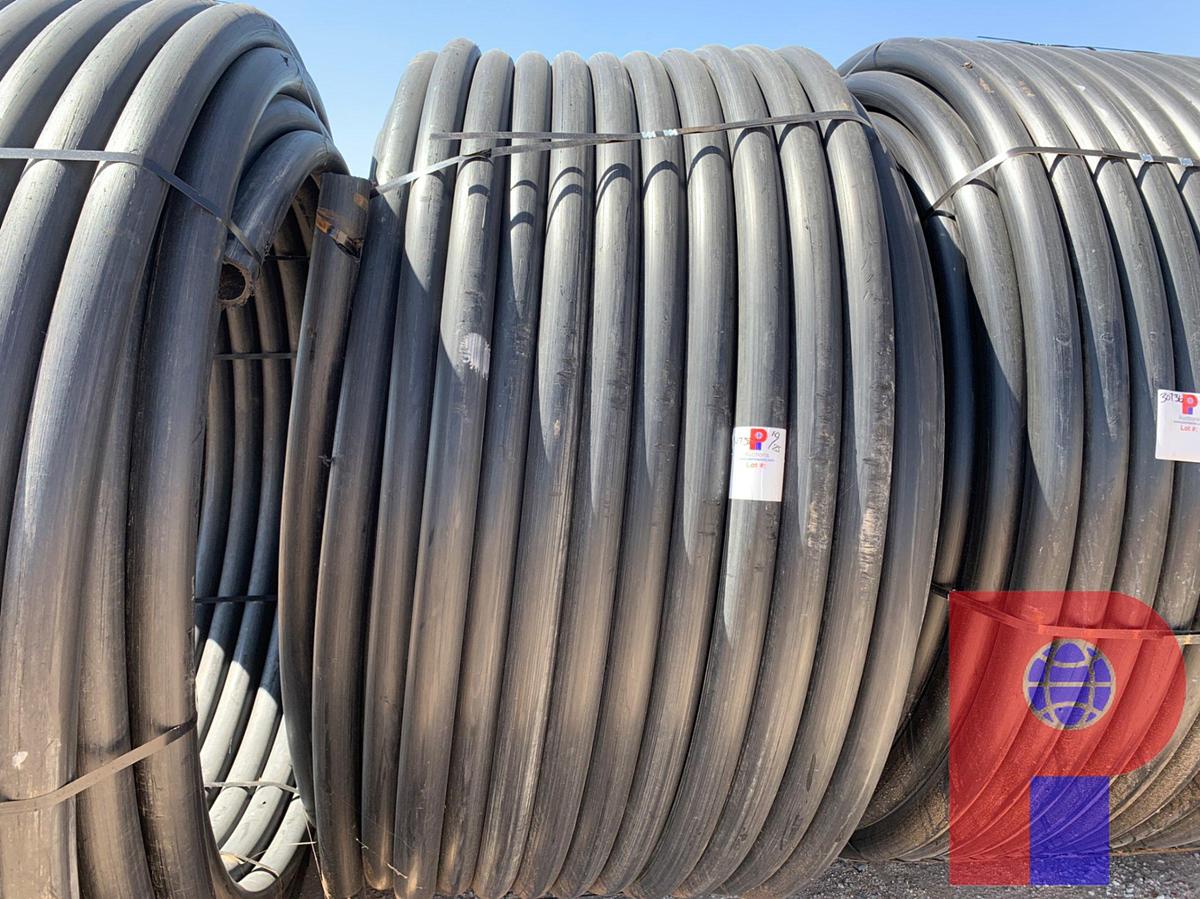 Used 1,000 FOOT ROLL OF 3” IPS DR9 POLY PIPE