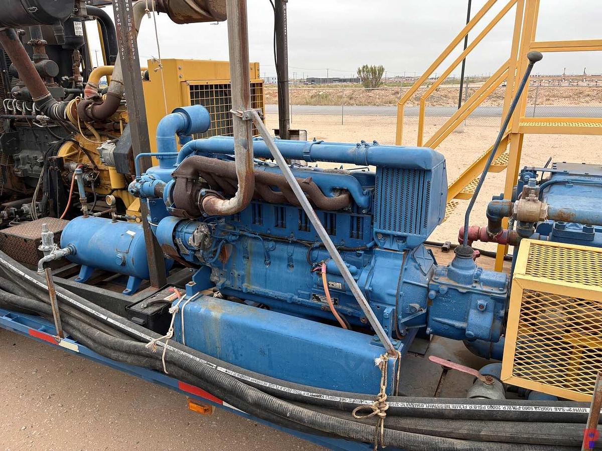 Used AIR FOAM UNIT MTD ON 2008 JET DROP DECK, SPREAD AXLE TRAILER VIN 5JND553248H001069