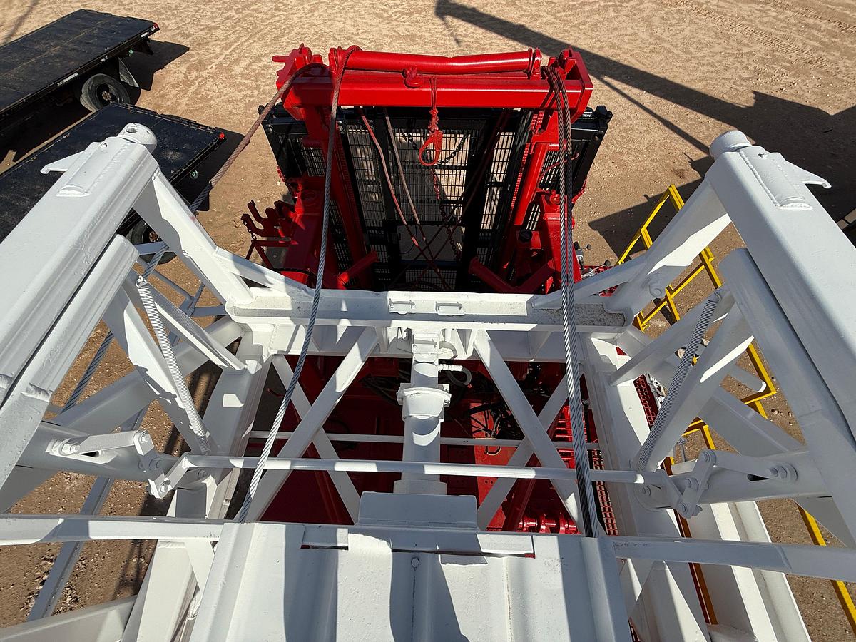 Used 2012 RIG WORKS MUSTANG 550 DD 104’-275K 5-AXLE WELL SERVICE RIG