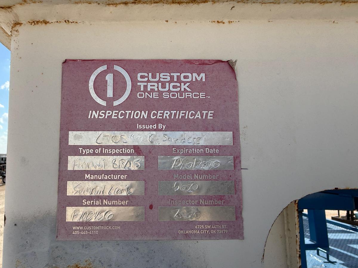 Used 2002 STERLING LT9500 T/A 24’ FLATBED FLOW IRON CRANE TRUCK