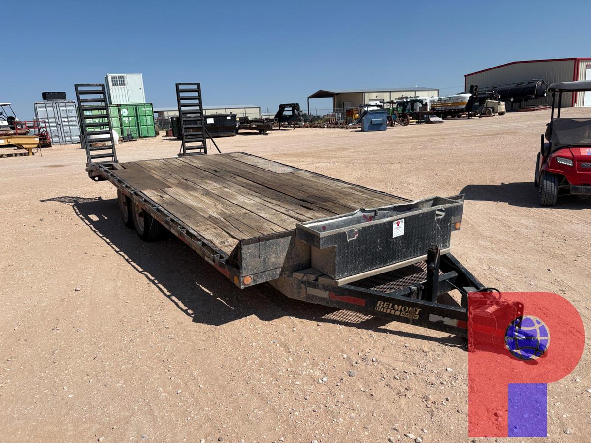Used 2005 BELMONT 20’ X 8’ T/A BUMPER PULL CAR HAUL TRAILER