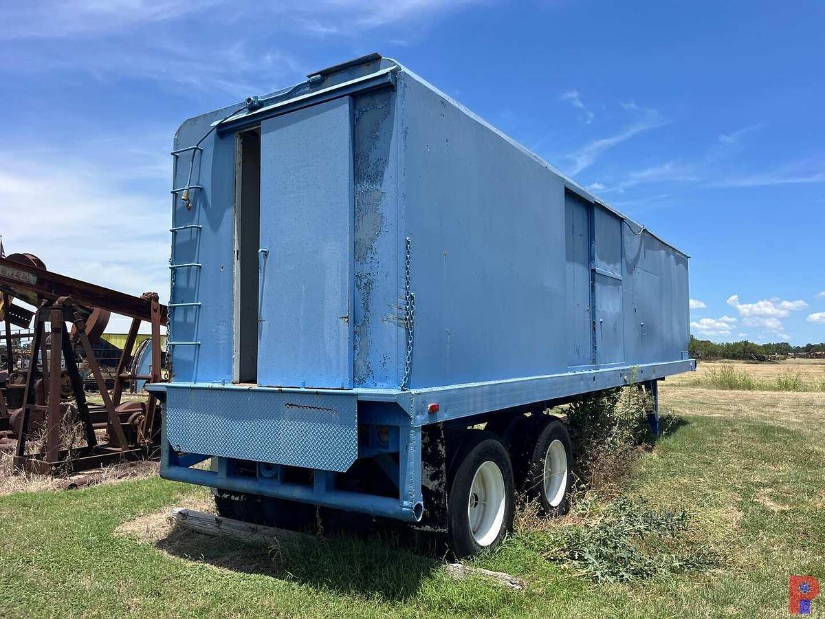 Used Shopbuilt 40' T/A Portable Parts / Dog House Trailer w/ Chain Oil Tank