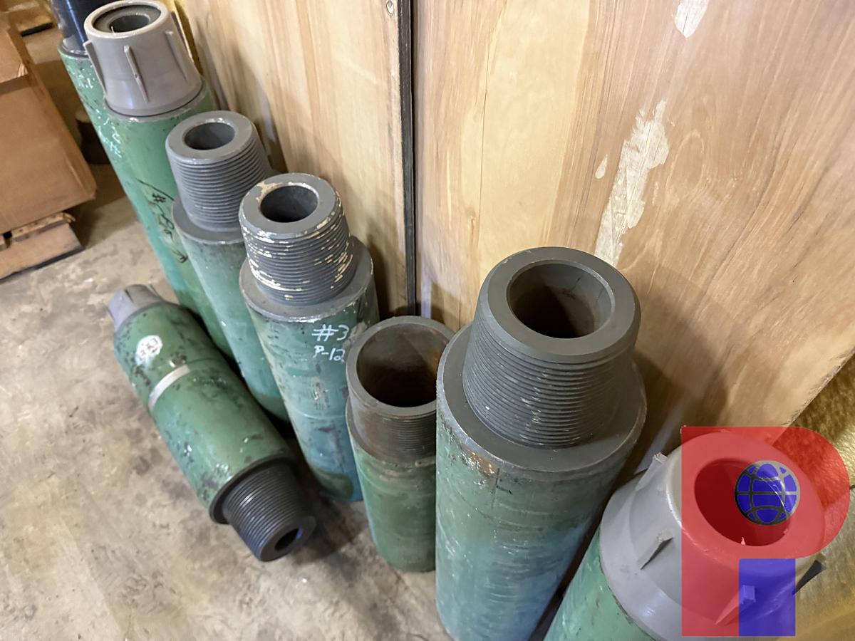 Used (9) VARIOUS CROSSOVER, FLOAT, JET, RELATED SUBS & BOX (100+) TRHEAD PROTECTORS