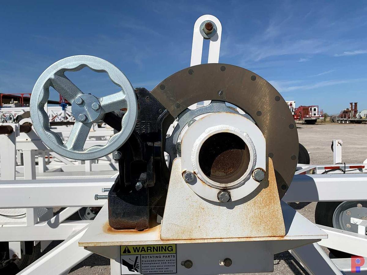 Used 2025 ANACONDA MFG LLC UNUSED 26’ T/A PINTLE HITCH 4 REEL TRAILER