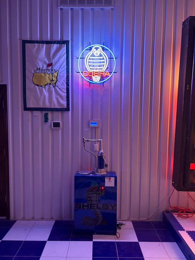 Used SHELBY COBRA Fuel pump decoration & Neon sign