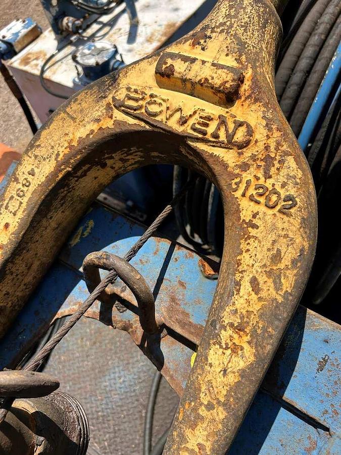 Used NOV BOWEN S-85 POWER SWIVEL MTD ON 2007 AMERITRAIL GOOSENECK T/A TRAILER