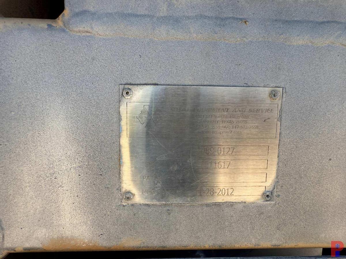 Used 2012 TOTAL EQUIPMENT AND SERVICE 15K 1-1/4” 4-AXLE COIL TUBING  TRAILER