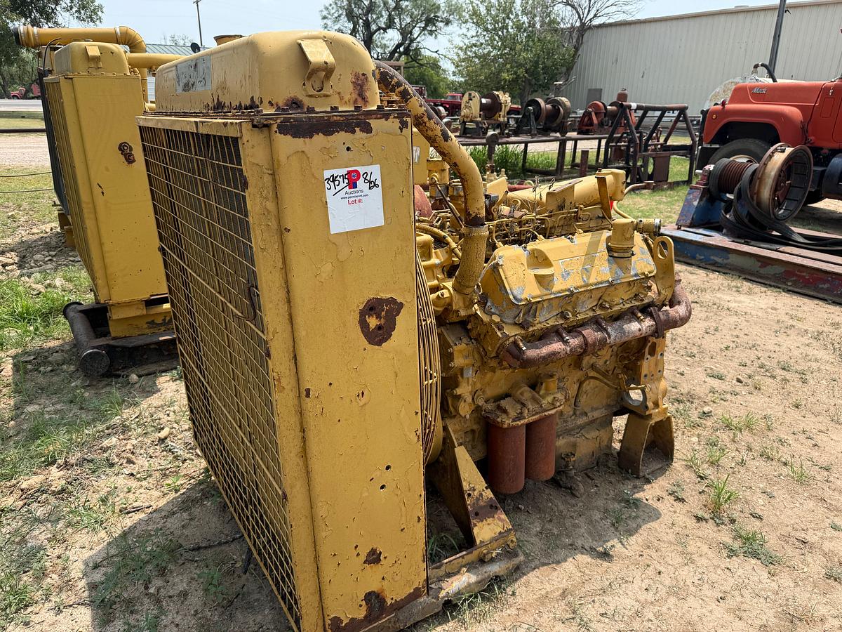 Used CATERPILLAR D3408 DIESEL ENGINE CORE W/ RADIATOR (INCOMPLETE)