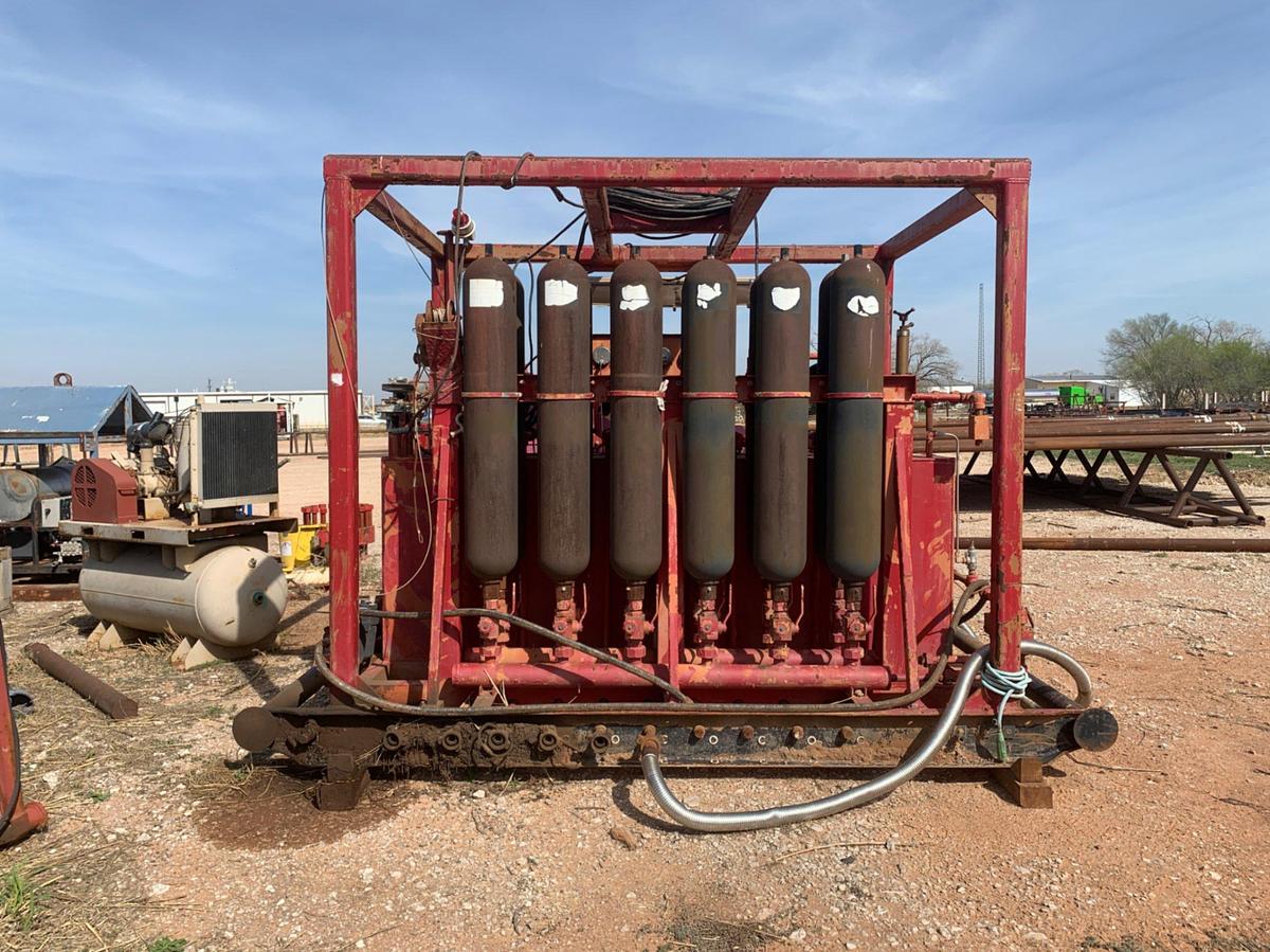 Used 7’ x 12’ x 10’ Skidded BOP Closing Unit