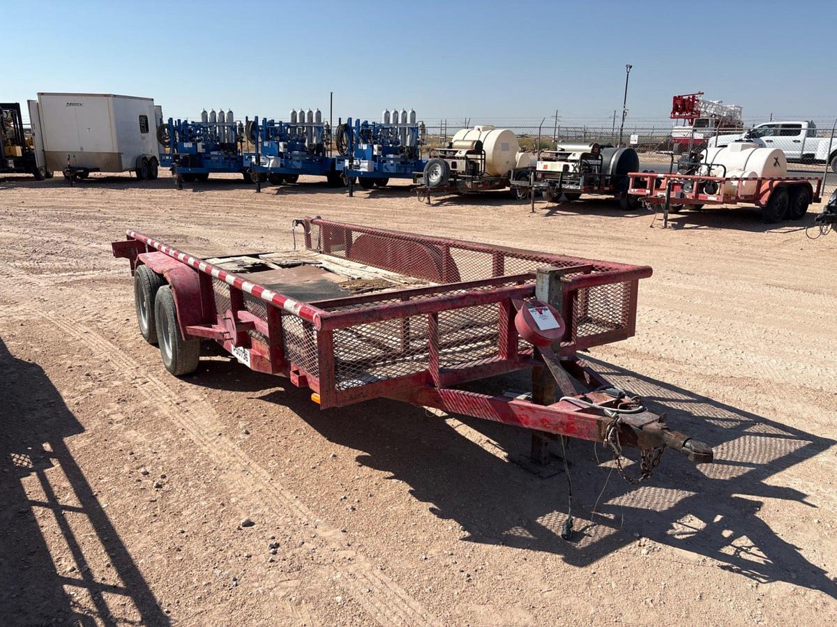 Used 2012 C&M TRAILERS 16’ X 6.5’ T/A BUMPER PULL UTILITY TRAILER