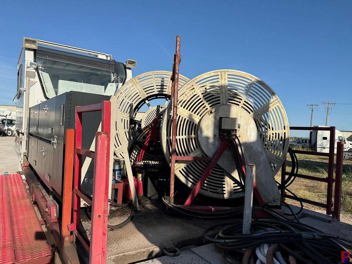 Used 2012 SERVA GROUP 54’ X 102” 3-AXLE COIL TUBING SUPPORT TRAILER
