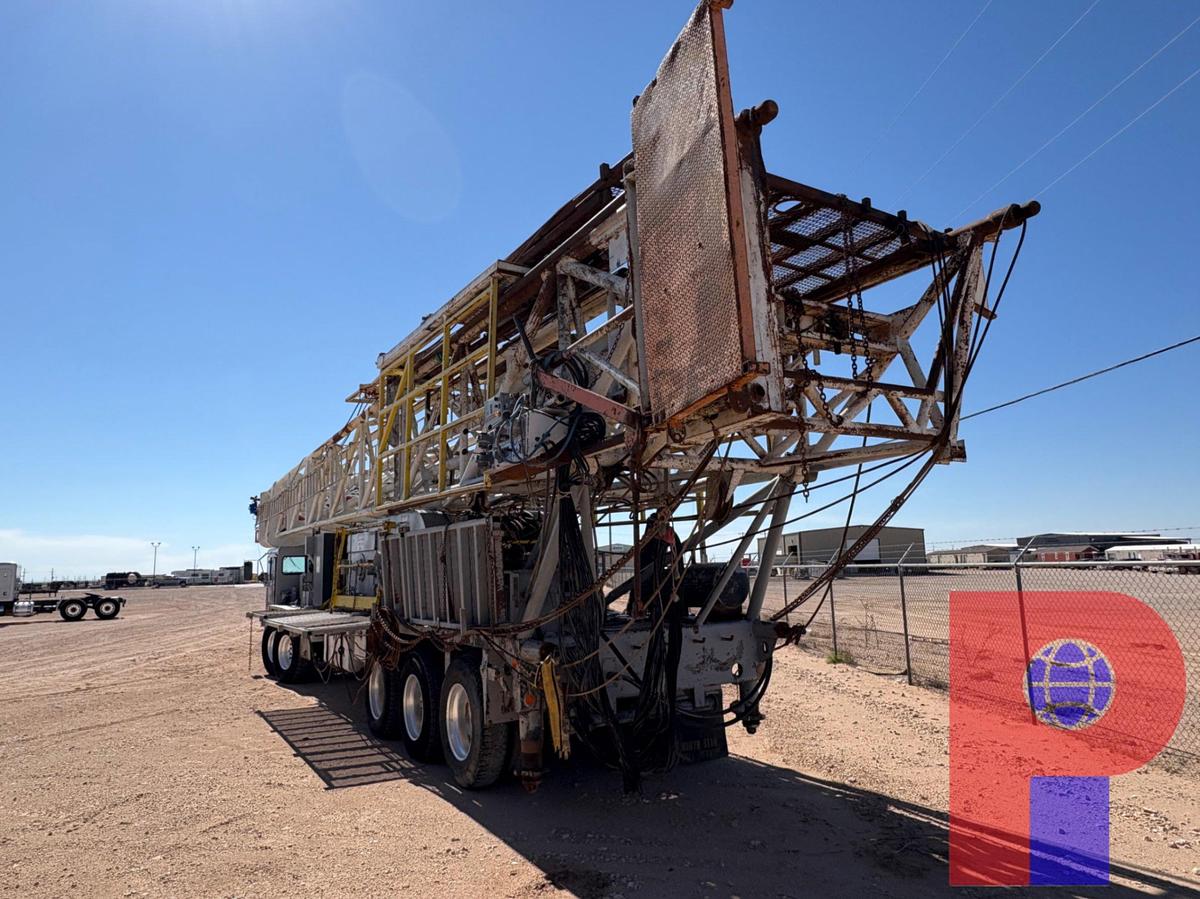 Used 2004 NOV/FRANKS 550 5-AXLE DOUBLE DRUM WELL SERVICE RIG